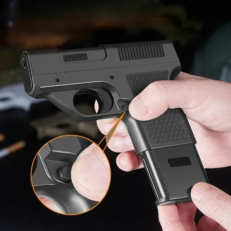 Premium 3-in-1 Torch Lighter with Cigarette Holder & LED Flashlight | Powerful Windproof Flame | BUY 1 GET 1 FREE